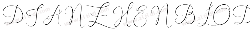 DIANZHEN BLOD Bold字体转换